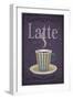 Latte Sign-Lantern Press-Framed Art Print