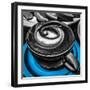 Latte Swirl Blue-Heidi Bannon-Framed Photo