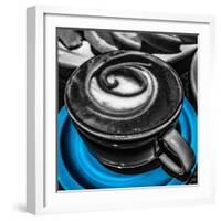 Latte Swirl Blue-Heidi Bannon-Framed Photo