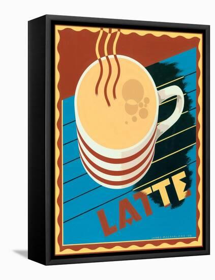 Latte-Brian James-Framed Stretched Canvas