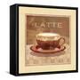 Latte-Linda Maron-Framed Stretched Canvas