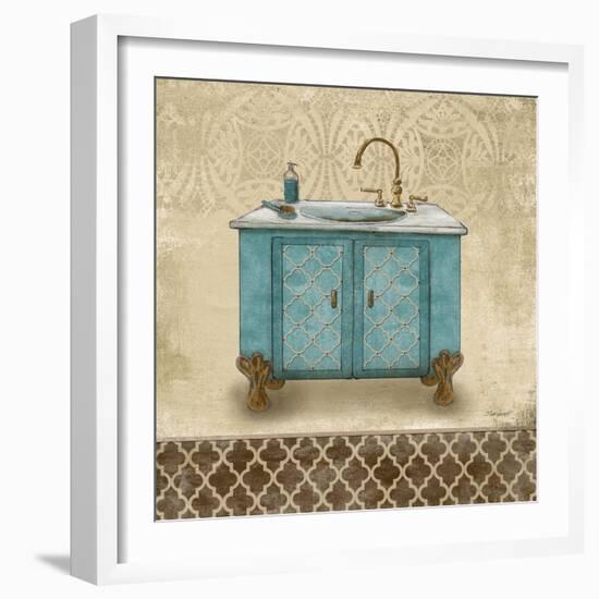 Lattice Bath III-Todd Williams-Framed Art Print