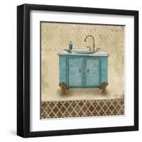 Lattice Bath III-Todd Williams-Framed Art Print