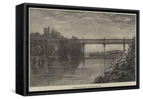 Lattice-Girder Bridge over the River Wye-null-Framed Stretched Canvas