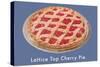 Lattice Top Cherry Pie-null-Stretched Canvas