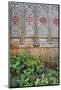 Latticed windows of an old house on Ziyang street in the old town, Linhai, Zhejiang Province, China-Keren Su-Mounted Photographic Print