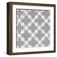 Latticework Tile I-Hope Smith-Framed Art Print