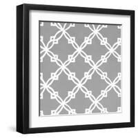 Latticework Tile I-Hope Smith-Framed Art Print