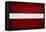 Latvia Flag Design with Wood Patterning - Flags of the World Series-Philippe Hugonnard-Framed Stretched Canvas