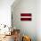 Latvia Flag Design with Wood Patterning - Flags of the World Series-Philippe Hugonnard-Stretched Canvas displayed on a wall