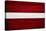 Latvia Flag Design with Wood Patterning - Flags of the World Series-Philippe Hugonnard-Stretched Canvas