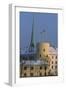 Latvia, Riga, Historic Centre, Castle, Rigas Pils, with Spire of St. James Cathedral-null-Framed Giclee Print