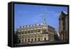 Latvia, Riga, Historic Centre, Cathedral Square, Doma Laukums, Art Nouveau Buildings-null-Framed Stretched Canvas