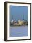 Latvia, Riga Historic Centre, Rigas Pils as Seen from Vansu Bridge with Spire of St James Cathedral-null-Framed Giclee Print