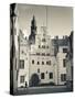 Latvia, Riga, Old Riga, Three Brothers Houses, Oldest in City-Walter Bibikow-Stretched Canvas