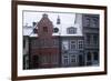 Latvia, Riga, Old Town, Vecriga, Buildings Along Pils Street, Pils Iela-null-Framed Giclee Print