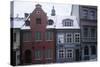 Latvia, Riga, Old Town, Vecriga, Buildings Along Pils Street, Pils Iela-null-Stretched Canvas