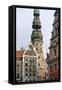 Latvia, Riga, St. Peter's Church-null-Framed Stretched Canvas