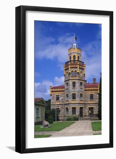 Latvia, Vidzeme Region, Sigulda, New Castle-null-Framed Premium Giclee Print