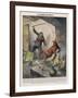 Latvian Confidence Trickster Disguised as the Devil Demands Money to Save the Victim from Hell-Vittorio Pisani-Framed Art Print