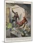 Latvian Confidence Trickster Disguised as the Devil Demands Money to Save the Victim from Hell-Vittorio Pisani-Mounted Art Print