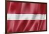 Latvian Flag-daboost-Framed Art Print