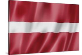 Latvian Flag-daboost-Stretched Canvas
