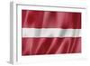 Latvian Flag-daboost-Framed Art Print