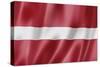 Latvian Flag-daboost-Stretched Canvas