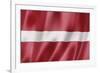 Latvian Flag-daboost-Framed Art Print