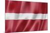 Latvian Flag-daboost-Mounted Art Print