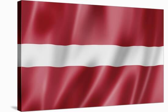 Latvian Flag-daboost-Stretched Canvas