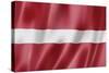 Latvian Flag-daboost-Stretched Canvas