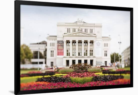 Latvian National Opera Building, Riga, Latvia, Baltic States, Europe-Ben Pipe-Framed Photographic Print