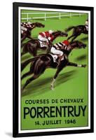 Laubi Hugo Courses Chevaux Porrentruy Year 1946-Vintage Lavoie-Framed Premium Giclee Print