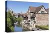 Lauch River, Little Venice, Colmar, Alsace, France, Europe-Markus Lange-Stretched Canvas