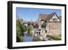 Lauch River, Little Venice, Colmar, Alsace, France, Europe-Markus Lange-Framed Premium Photographic Print