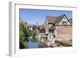 Lauch River, Little Venice, Colmar, Alsace, France, Europe-Markus Lange-Framed Photographic Print