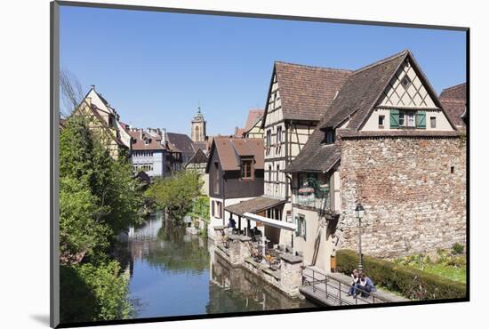 Lauch River, Little Venice, Colmar, Alsace, France, Europe-Markus Lange-Mounted Photographic Print
