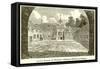 Laud's Palace at Fulham.--Falkner's History of Fulham-English School-Framed Stretched Canvas