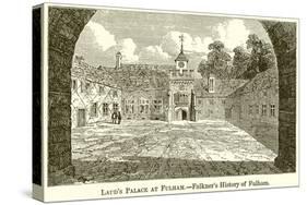 Laud's Palace at Fulham.--Falkner's History of Fulham-English School-Stretched Canvas