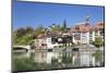 Laufenburg, Heilig Geist Kirche Church, Rhine River-Markus Lange-Mounted Photographic Print