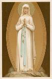 Mary as Supposedly Seen by Bernadette Soubirous in the Grotto-Laugee-Art Print