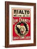 Laugh, Clown, Laugh, 1928-null-Framed Art Print