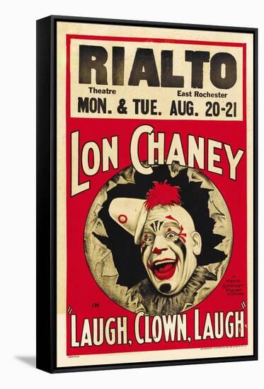 Laugh, Clown, Laugh, 1928-null-Framed Stretched Canvas