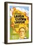Laugh, Clown, Laugh, 1928-null-Framed Art Print