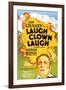 Laugh, Clown, Laugh, 1928-null-Framed Art Print