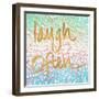 Laugh Often Neon-Nicholas Biscardi-Framed Art Print