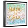 Laugh Often Neon-Nicholas Biscardi-Framed Art Print