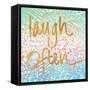 Laugh Often Neon-Nicholas Biscardi-Framed Stretched Canvas